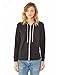 Alternative Women's Adrian Fleece Zip Hoodie, Eco True Black, X-Large