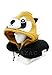 SAZAC Animal Neck Support Pillow - Soft, Cozy Travel Cushion with Adjustable Toggle - Attached Hood for Warmth and Privacy - Authentic Japanese Kawaii Design - Premium Quality (Red Panda)