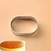 Aluminum Fondant Decoration Cooky Biscuit Cutter Cake Tool Sugar Craft Diy Mould Model Oval Shaped