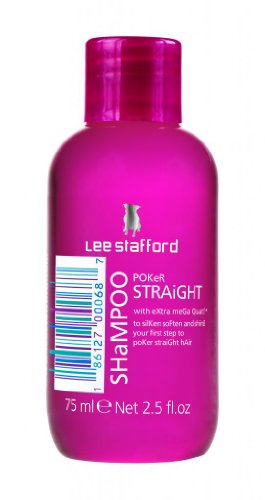 Lee Stafford Poker Straight Shampoo Helps Combat Static Travel Size 75ml