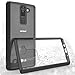 LG K8 V Case, LG K8V Case, CoverON [ClearGuard Series] Hard Clear Back Cover with Flexible TPU Bumpers Slim Fit Phone Cover Case for LG K8V / K8 V - Black/Clear