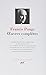 Oeuvres Completes Volume 2 Bibliotheque de la Pleiade (French Edition) by 