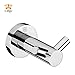 crw Chrome Towel Hook Double Robe Hook Bathroom Wall Coat Hanger Stainless Steel