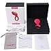 SVAKOM Tyler Penis Ring Vibrator Rechargeable Sex Toy Powerful Vibrating Cock Ring for Male or Couples (Plum Red)