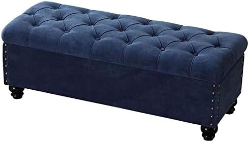 収納スツール家庭用ソファスツール収納スツールリビングルームシューチェンジングスツールベッドエンドスツール収納ボックス多機能レストスツール カラー グリーン サイズ H45 W45 L60cm Color 80x45x45cm 低廉 Size Blue