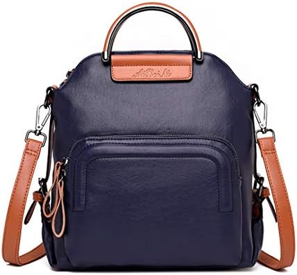 Multifunction Female Backpack Leather Bagpack Travel Bags For Teenager Girls Female Rucksack Shoulder Bag