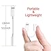 for iPhone to 3.5mm Headphone Jack Adapter, Headphone Adapter Compatible with iPhone X/Xs/Xs Max/XR/7/7Plus /8/8Plus, for iPhone Dongle 3.5mm AUX Audio Jack Earphone Jack Stereo Cable [2-Pack]-Whitethumb 4