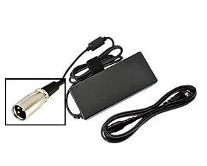 Image of Globalsaving Electric Charger for Pride Sonic SC50 SC52 Dash SC41 Electric Scooter Mobility Wheelchair Power Chair Supply ac Adapter Cord Charging Cable
