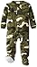 Komar Kids Little Boys' Camo Fleece Footed Blanket Sleeper
