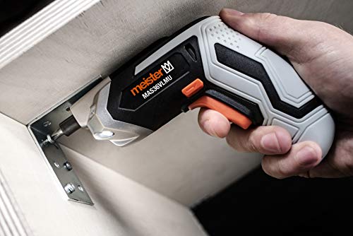 Meister Akkuschrauber 3,6 V, MAS36VLMU - 2,0 Ah - 12-teiliges Zubehör - Mit Ladestation - LED-Arbeitsleuchte - Ideal zum… – Bild 8