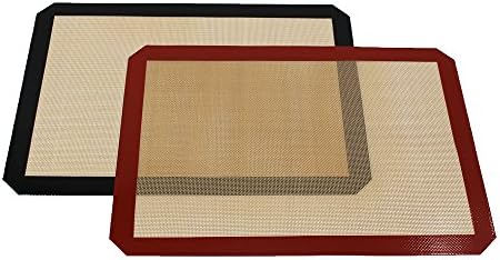 Faciaa Silicone Baking Mat 2 Pack-- Non Stick Silicon Liner for Oven, Bread, Pastry, Bake Making