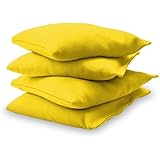 GoSports Official Regulation Cornhole Bean Bags Set (4 All Weather Bags) - 15 Colors Available