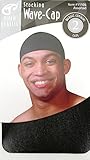 Titan Classic Stocking Wave Cap #11105 Black - 4 caps, Ultra stretch, fits all sizes, one size, fits most, keeps on tight, durag, bandana,, super stretchable, stretchy