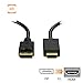 Eriotpy Gold Plated DP DisplayPort to HDMI HDTV Cable 6 Feet (Black)