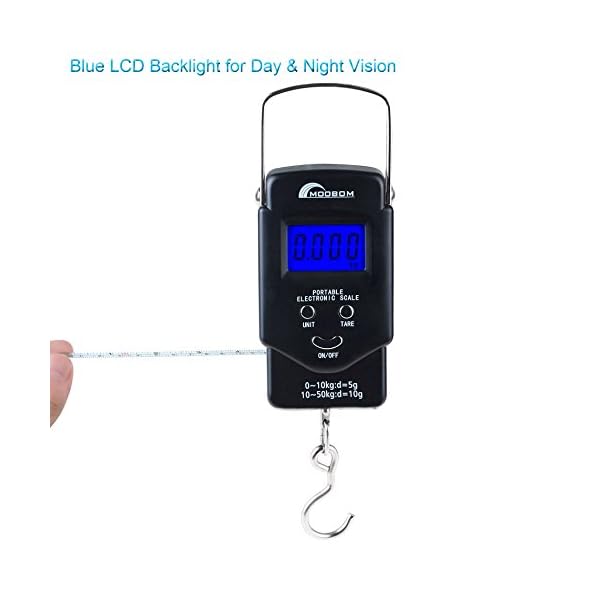 MOOBOM-110lb50kg-Hanging-Fish-Scale-Portable-Backlit-LCD-Display-Digital-Electronic-Balance MOOBOM-110lb50kg-Hanging-Fish-Scale-Portable-Backlit-LCD-Display-Digital-Electronic-Balance