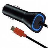 New Fast Rapid Car Charger for Samsung Galaxy S8 S8+ Motorola Droid Z, Z Force, Z Play / LG G5 G6 V20 / Pixel - Durable Dependable Strong Blue LED