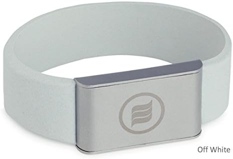 memonizerBODY EMF Protection Wrist Band from Memon of Germany (Medium, Off White)