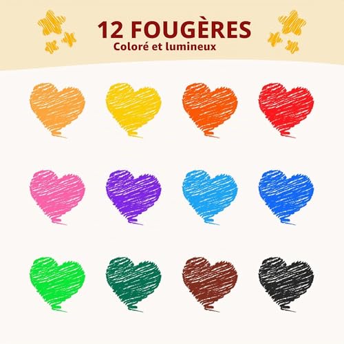 YPLUS Peanut Pencils for Toddlers, 12 Colouring Pencils for Children, Non-Toxic, Easy to Hold, Washable and Safe for Toddlers, Art Supplies to Colour
