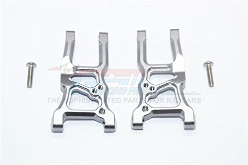 Traxxas Ford GT 4-Tec 2.0 (83056-4) Upgrade Parts Aluminum Front Suspension Arms - 1Pr Set Gray Silver