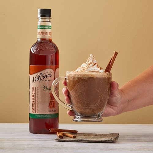 DAVINCI GOURMET NATURALS CINNAMON BARK SYRUP, 25.4 FLUID OUNCES (PACK OF 1)
