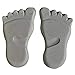 sweetyhomes 2 Pack Walk Maker Reusable Rock Stone Molds Concrete Path DIY Maker Footprint Shape ABS Plastic Yard Patio Lawn Garden DIY Walkway Pavement Paving Moulds