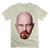 RILI Men's Breaking Heisenberg Walter White Painting T-shirt Size XS Natural