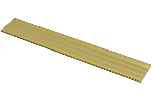 SUPERDI 1/8" x 2" C360 BRASS FLAT BAR 12" long Solid .125" Plate Mill Stock H02