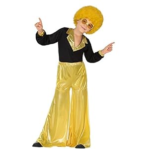 Atosa – Disfraz Disco, color amarillo, 3 a 4 años (28303)