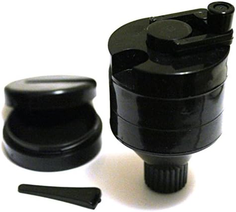 Powder Spice Grinder Hand Mill Funnel - Plastic 3 Piece with Vial - by TitanOwl (3)