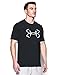 Under Armour Men's Fish Hook T-Shirt, Black/White, Large