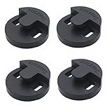 TUOREN 4Pack Rubber Cello Practice Mute Round
