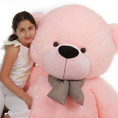 teddy bear 6 feet pink