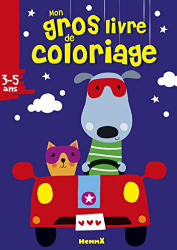 Mon gros livre de coloriage chien-chat by Collectif