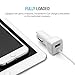 Apple Certified iPhone Lightning Car Charger for iPhone X, XR, XS, 8, 8 Plus, 7, 7 Plus 6S / 6S Plus, 6 Plus, SE, 5S, iPad Pro, Air 2, Mini 4 with Extra USB Port (White)