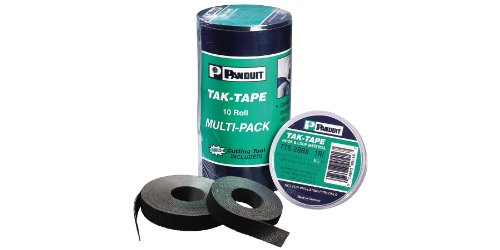 Panduit TTS-35RX0 Tak-Tape Hook And Loop Cable Tie Roll, 40lbs Min Tensile Strength, 0.75