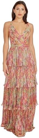 dress the population melina lace fit & flare maxi dress Dress the Population Women's Melina Plunge LACE Maxi Dress, Black, XX-Small at Amazon Women's Clothing store