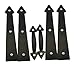 Garage Doors Decorative 240 Hinge & Magnetic Decorative Garage Door Accents, Black