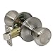 5 Pack of Pro-Grade Classic Passage Hallway Closet Door Knobs Handles, Satin Nickel