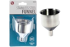 SLUICE MONKEY 1-1/2" Stainless Steel Funnel, Useful for Flasks with 3/8" Spout