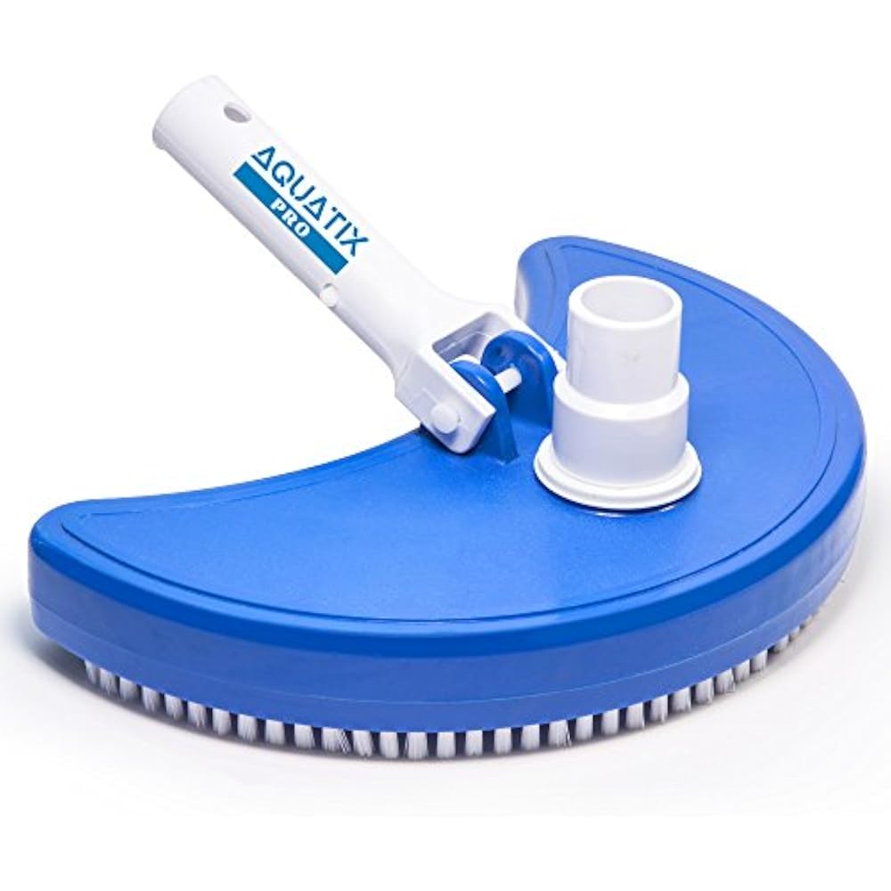 Pool Vacuum Head Half Moon Premium Flexible Swimming With EZ Clips