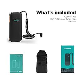 AODELAN External Flash Battery Pack Battery Power