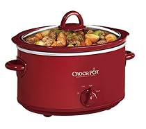 Crock-Pot 4-Quart Oval Manual Slow Cooker, Red (SCV401TR)