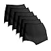 Bali Women`s Set of 6 Skimp Skamp Brief Panty - Best-Seller! 7, Black
