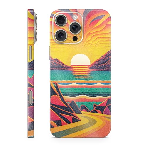 Glossy Glitter Phone Skin Compatible with Apple iPhone 16 Pro Max - Surreal Jou…