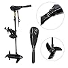 Outsunny-12V-Transom-Mounted-50-Pound-Thrust-Electric-Fishing-Boat-Trolling-Motor