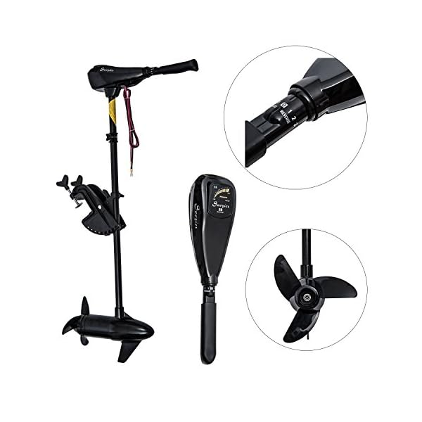 Outsunny-12V-Transom-Mounted-50-Pound-Thrust-Electric-Fishing-Boat-Trolling-Motor
