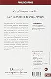 Image de La philosophie de l'Ã©ducation (French Edition)