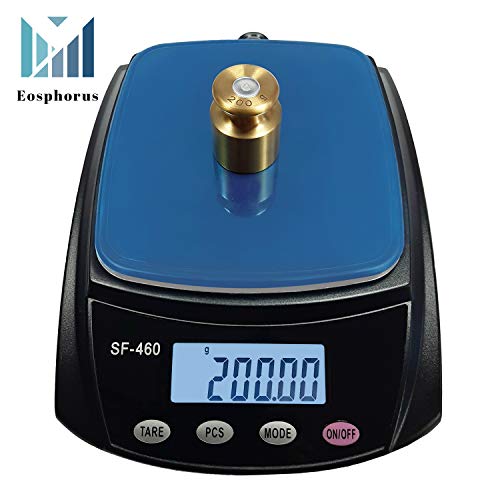 600 g (21 oz) / 0.01 g Digital LCD Scale Lab Analytical Balance for Science School Laboratory Precision Accuracy Weighing with USB AC/DC Adapter