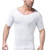 LYXCLS Men's Slimming Body Shaper Tummy Waist Magic Compression Shirt