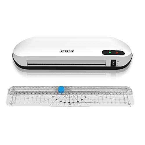 Laminator Machine,Laminator Machine,JZBRAIN A4 laminator with Trimmer, Two Minutes Fast Warm-Up, Rapid High Efficient Laminating, Hot & Cold Laminating Machine, 9 inch Max Width